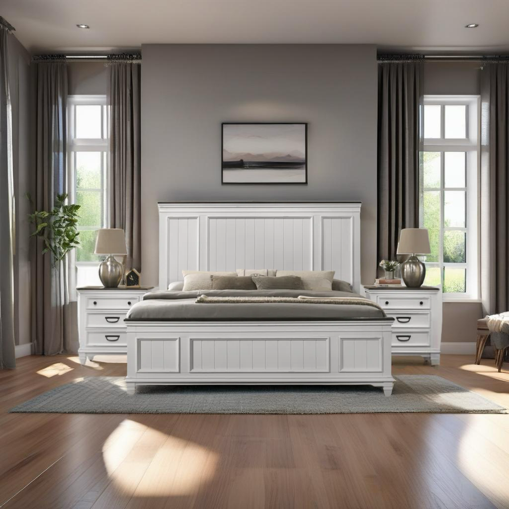 White 3 Piece Bedroom Set